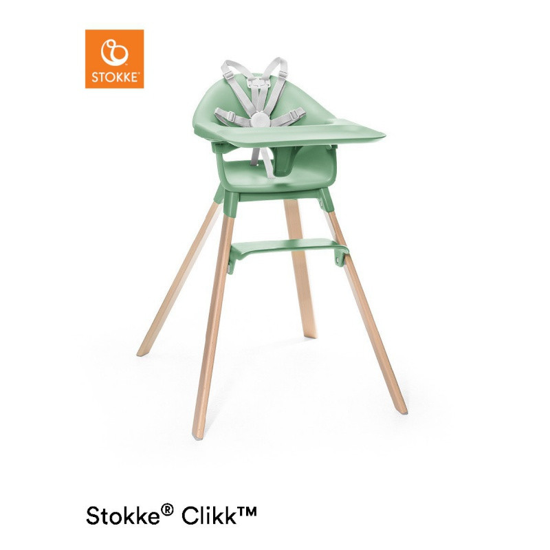 Chaise haute Clikk™ STOKKE® Colver green