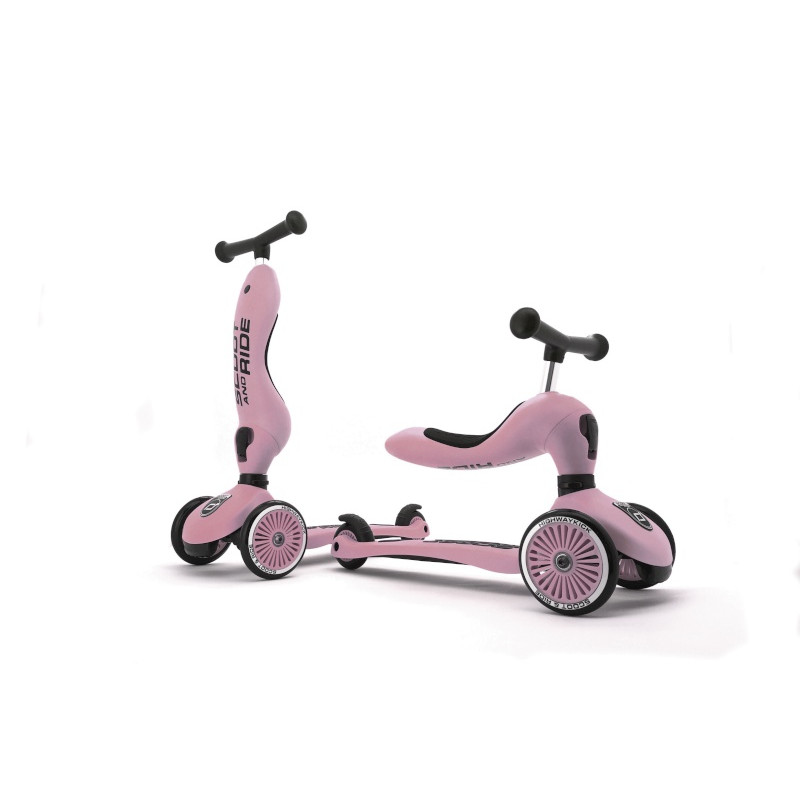 Porteur-trottinette Highwaykick 1 SCOOT AND RIDE Rose