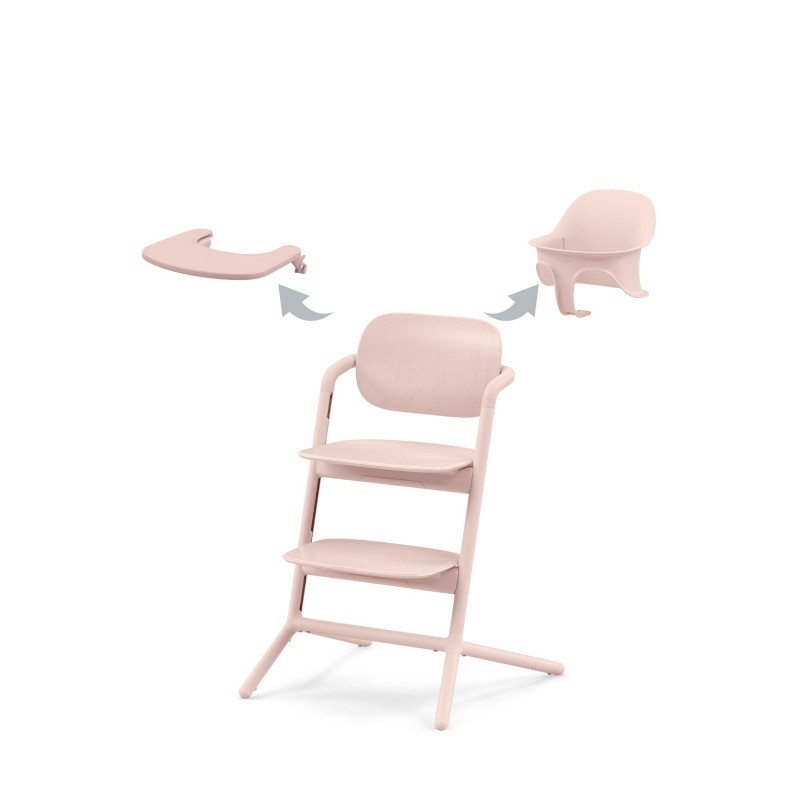 Chaise-haute Lemo 2 3en1 CYBEX Pearl pink