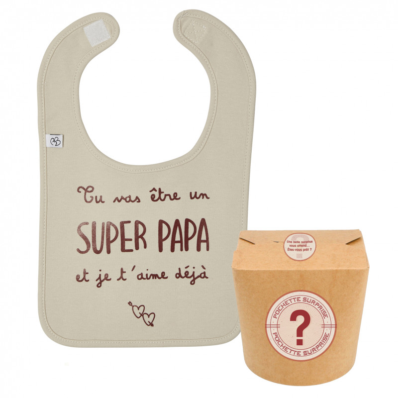 Pochette surprise "tu vas être un super papa" BB&CO