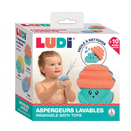 Aspergeurs lavables Aquacopains x3 LUDI