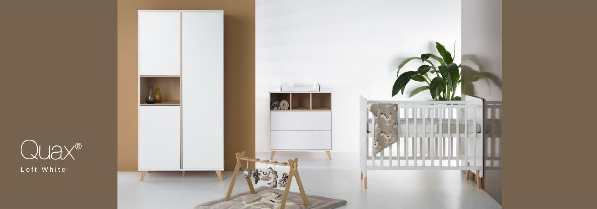 La chambre Loft Blanc par Quax - Les meubles Made4baby